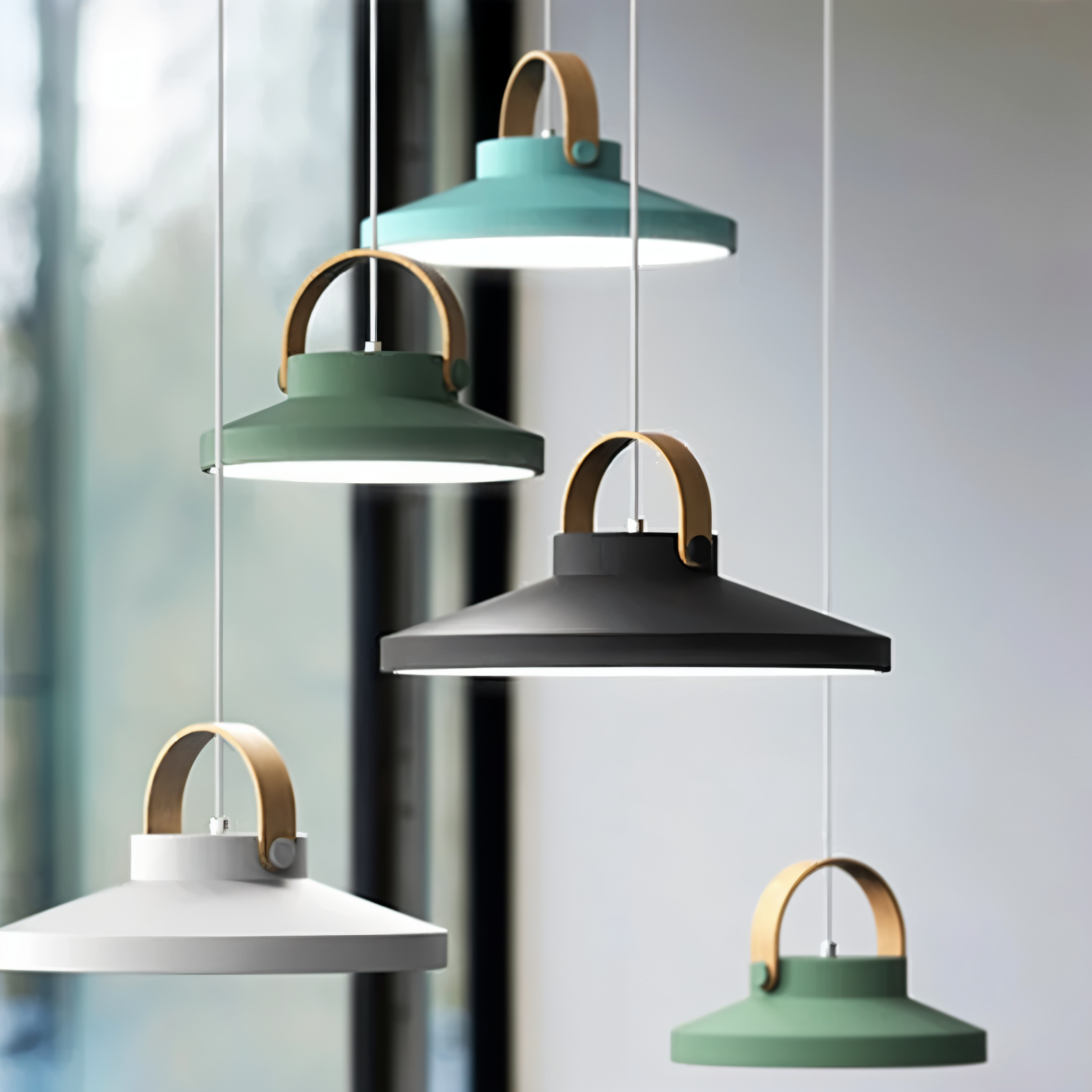 Hanglamp - Nordic - Moderne LED - Hout imitatie