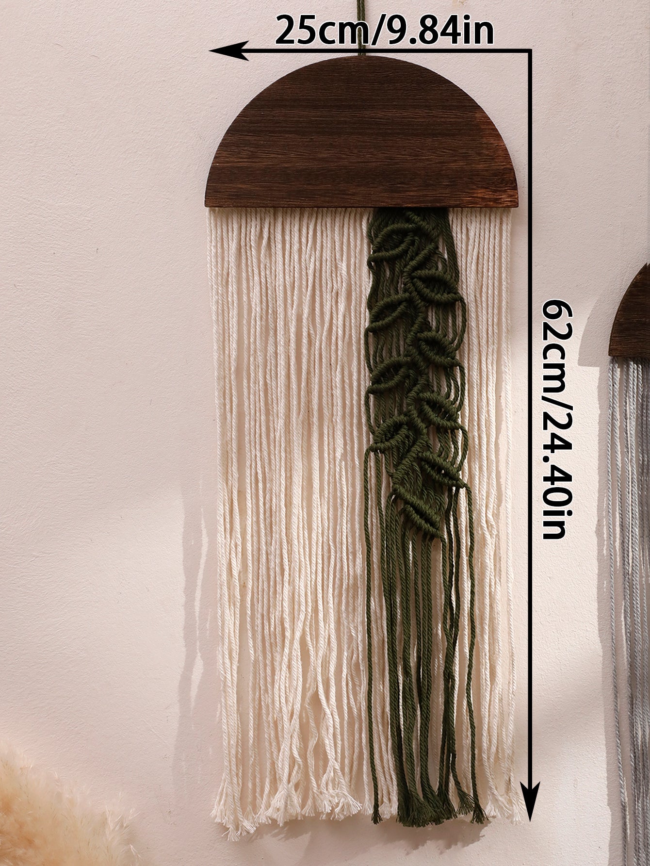 Groot wandkleed - Muurkleed met kwastjes - Boho Home Decoratie - Ibiza style