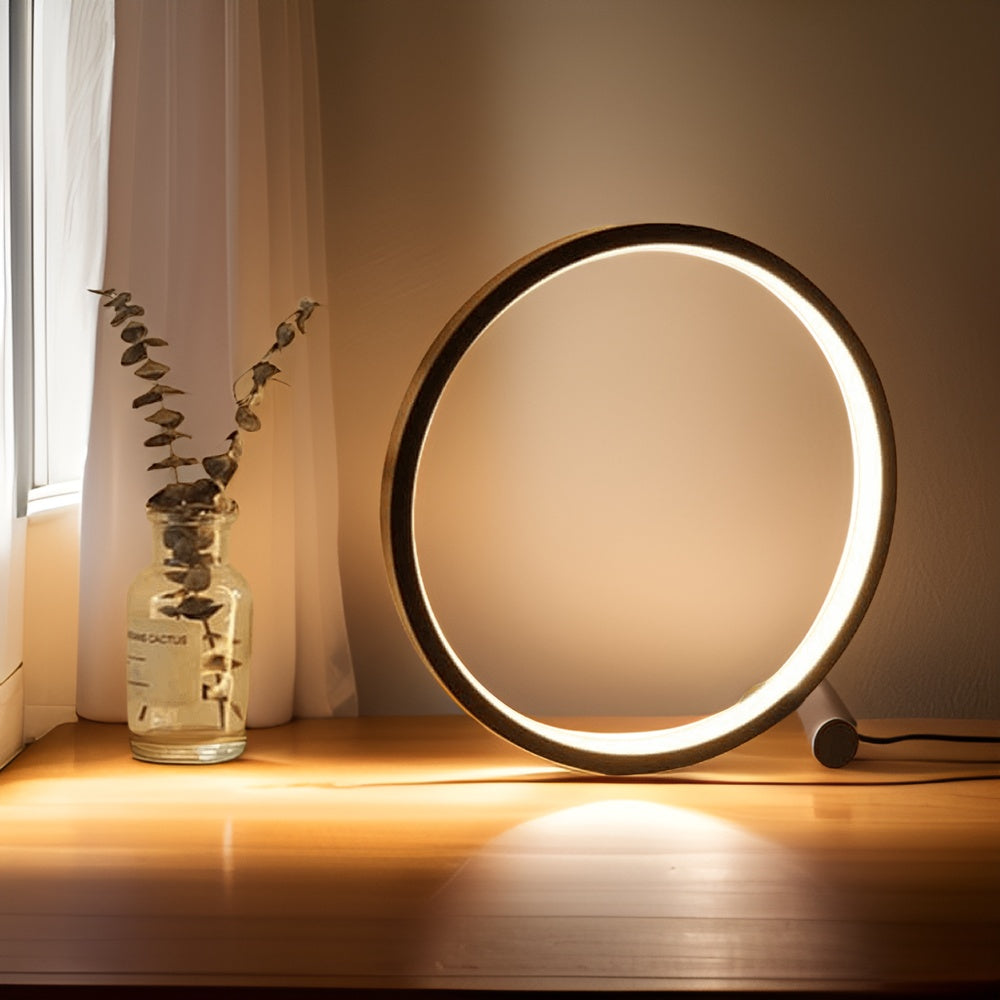 Halo Glo Lamp - LED Minimalistische Dimbare Ronde Tafellamp