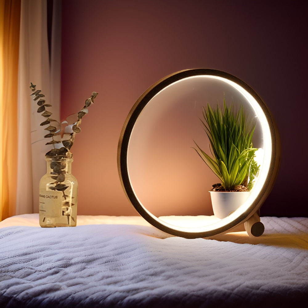 Halo Glo Lamp - LED Minimalistische Dimbare Ronde Tafellamp