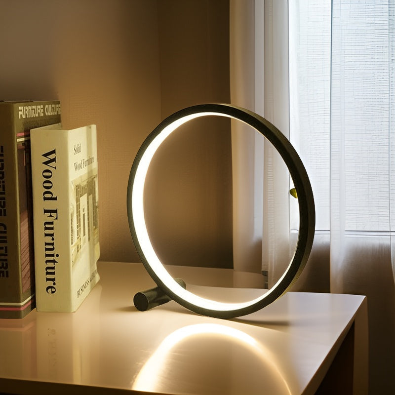 Halo Glo Lamp - LED Minimalistische Dimbare Ronde Tafellamp