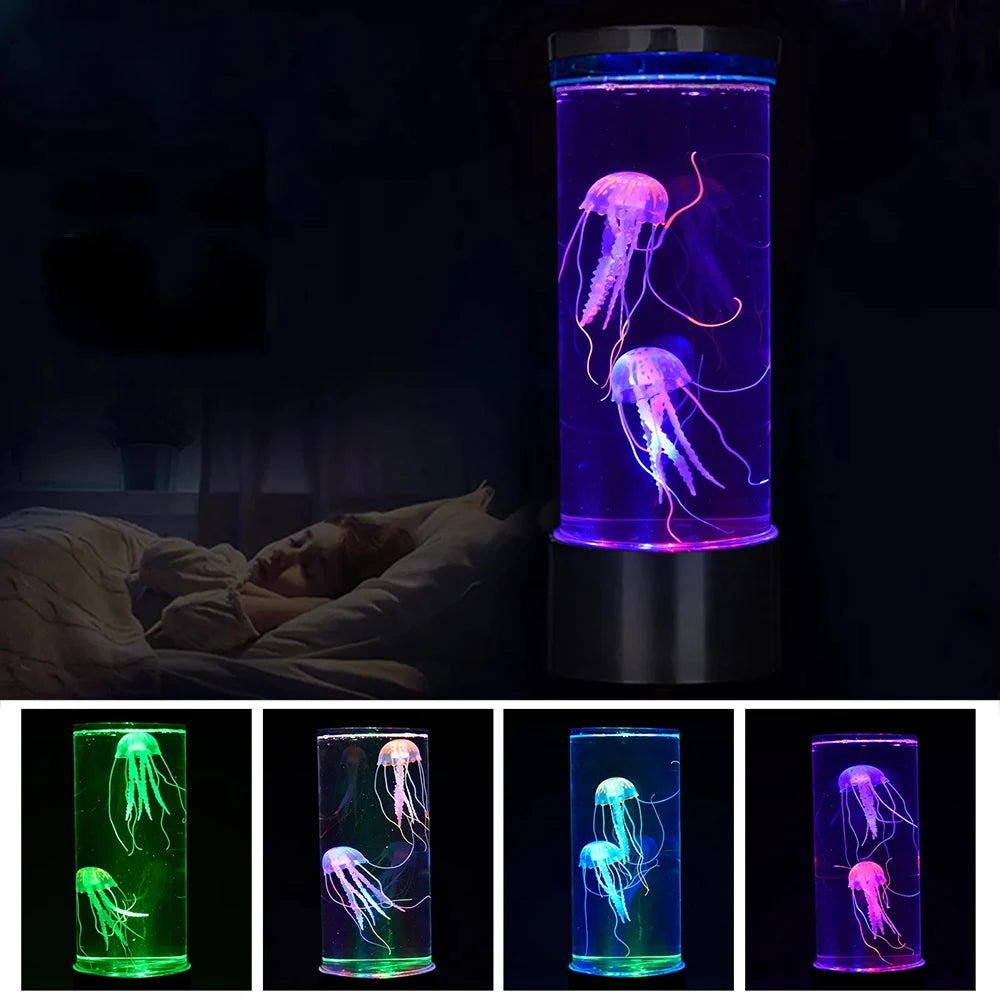 Kwallenlamp - Kleuren Veranderend - USB/Batterij Voeding