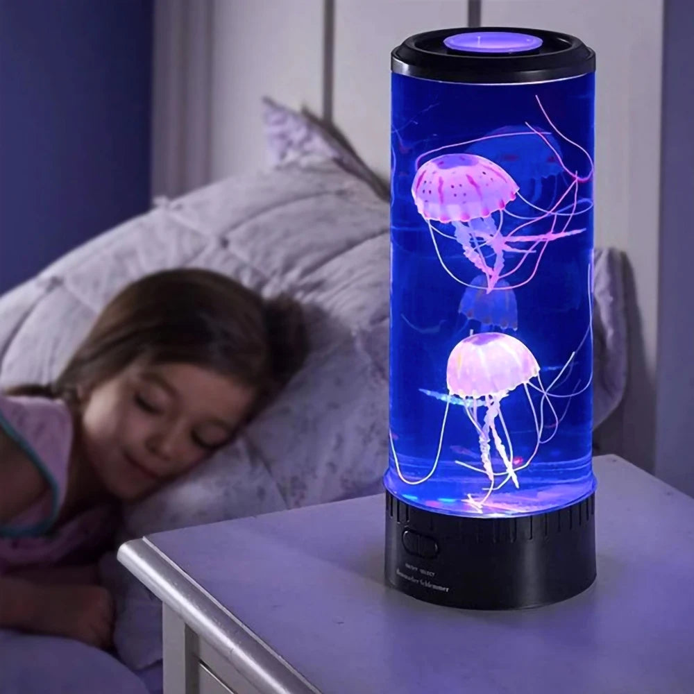 Kwallenlamp - Kleuren Veranderend - USB/Batterij Voeding