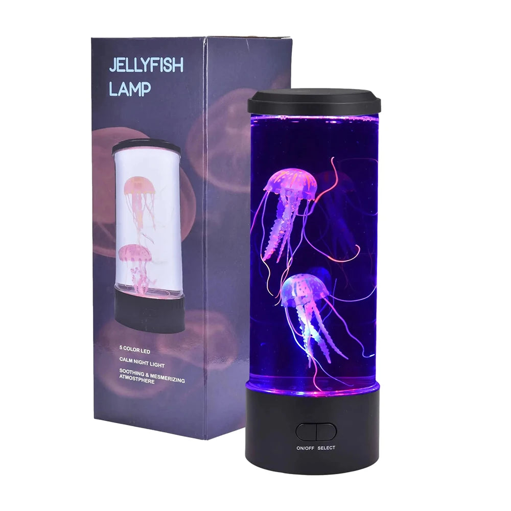 Kwallenlamp - Kleuren Veranderend - USB/Batterij Voeding