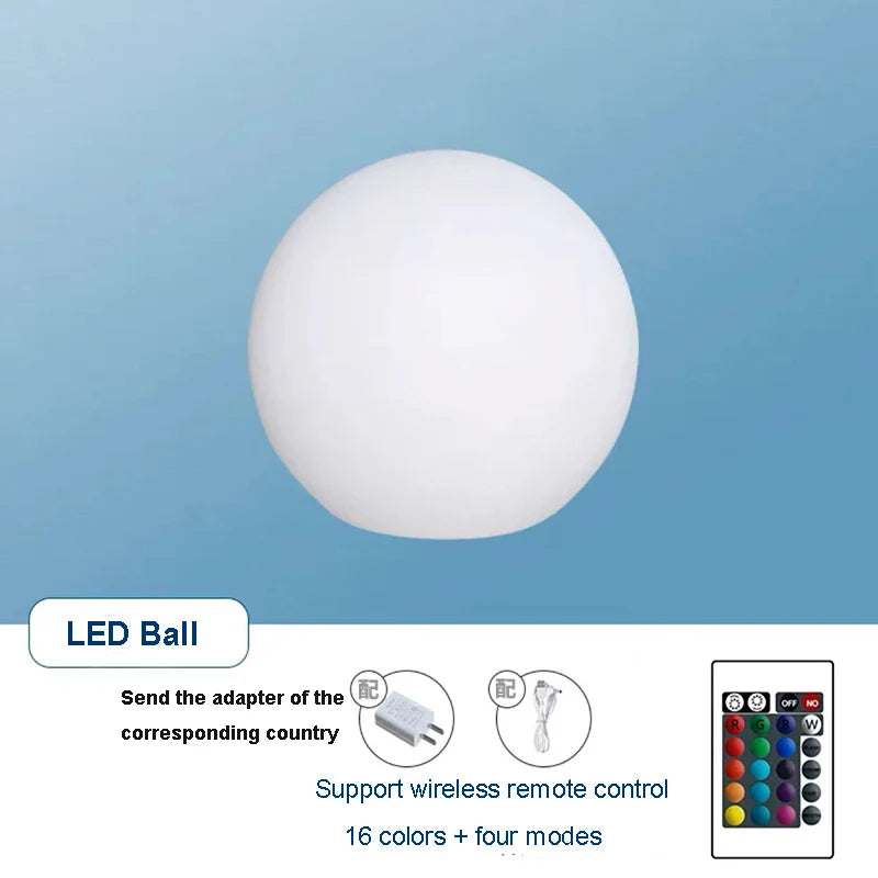 LED Bal Lamp - Donn -  Oplaadbaar - Waterdicht - Voor binnen & Buiten