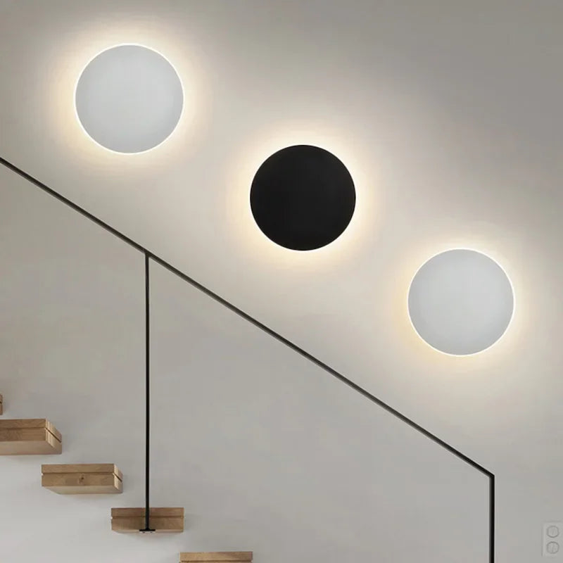 Wandlamp - VividGlow - Rond LED Ontwerp - Modern en Dramatisch