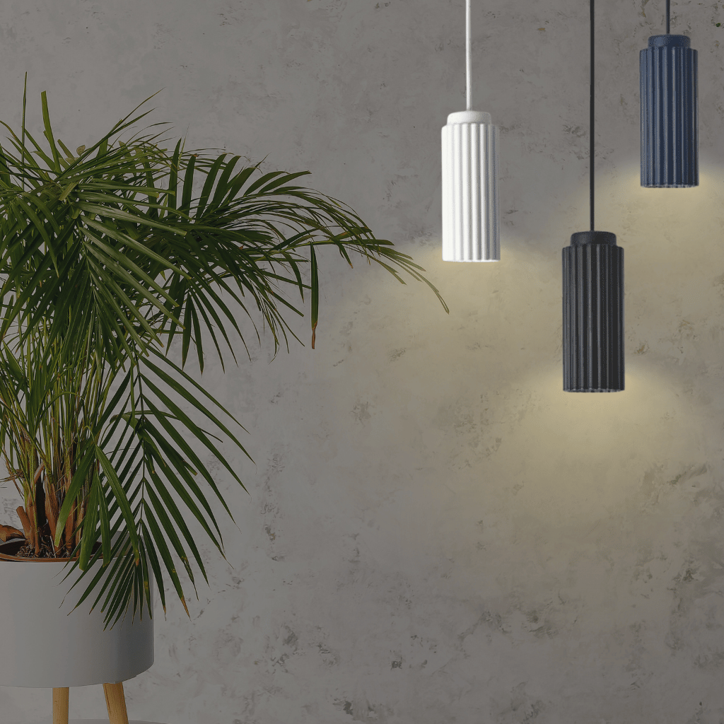 Hanglamp - TextureLite - Cilindrisch Ontwerp - Getextureerde Afwerking