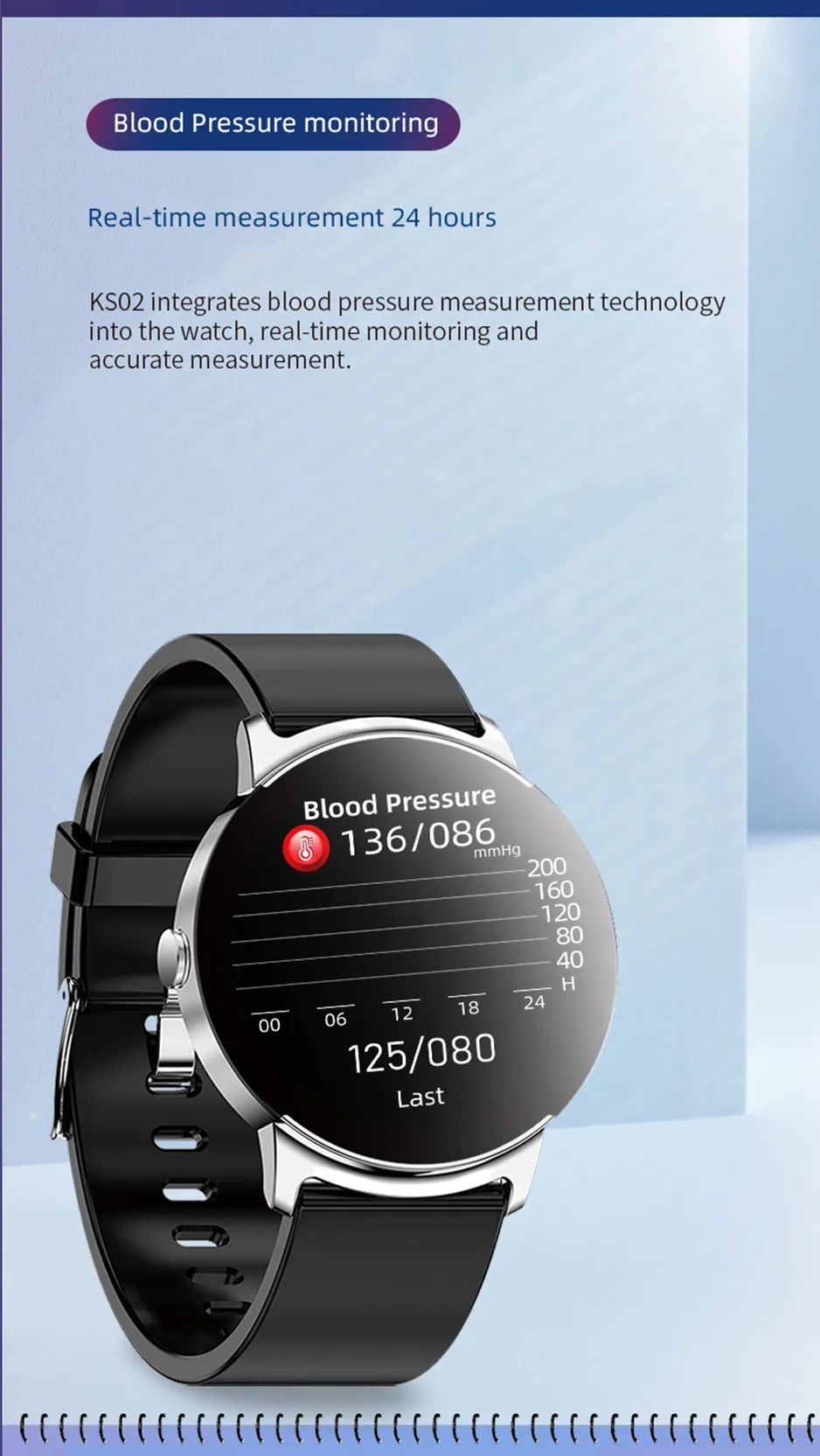 Gezondheids Horloge - Healio - Fitness Tracker - Wellness Monitor