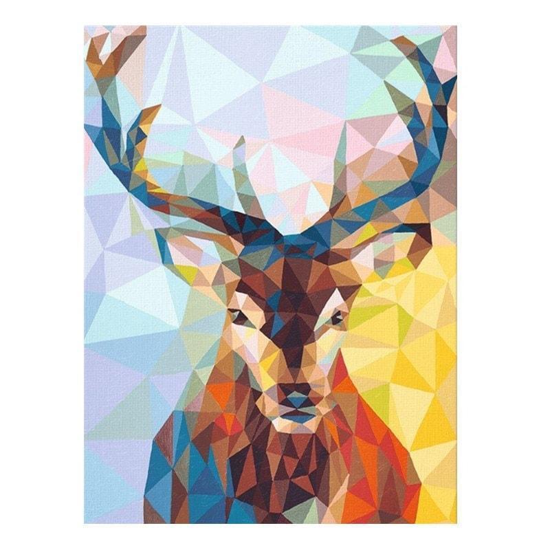 Nummer Schilderij - PixelDeer - Creatieve Hobby - Ontspannende Kunst