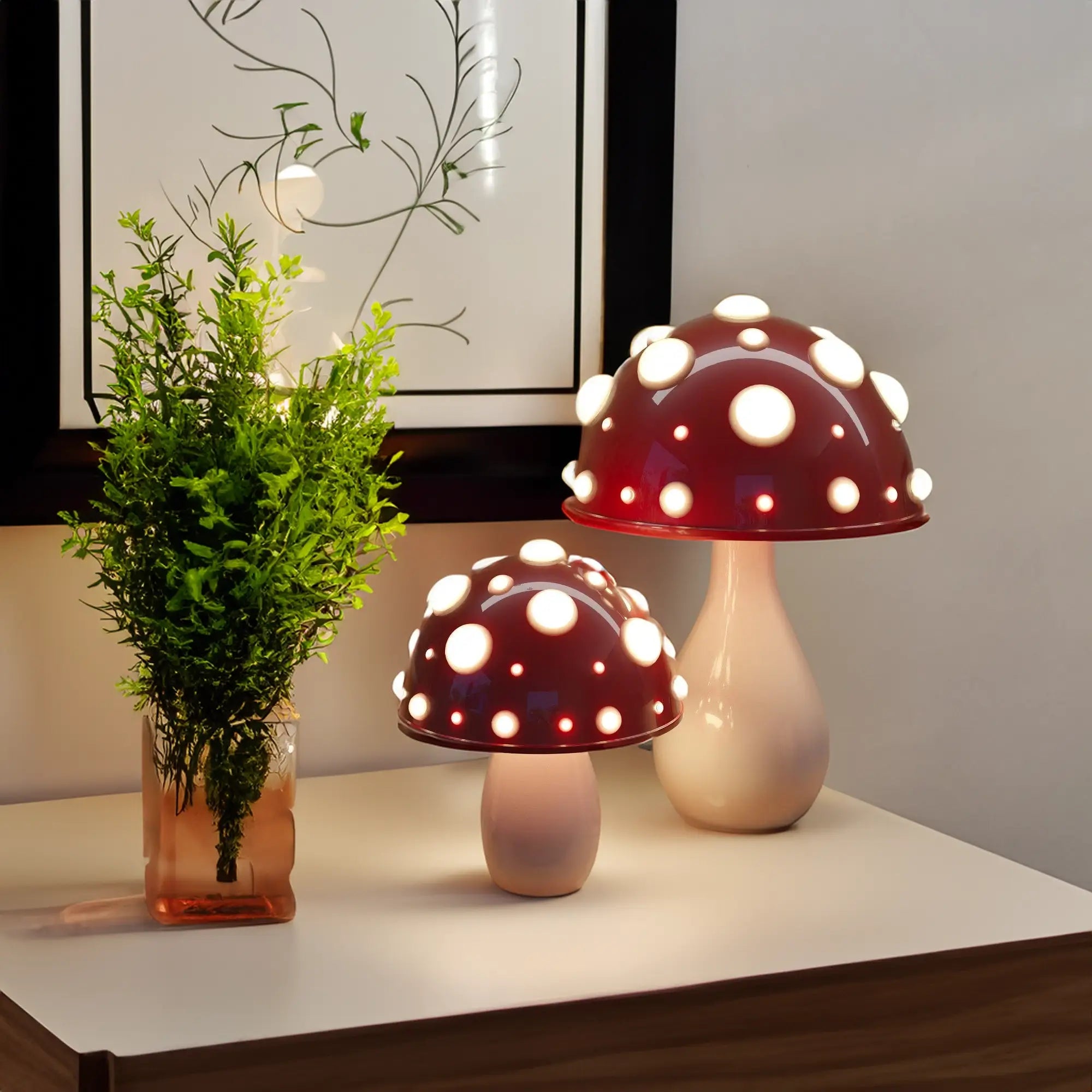 Slaapkamerlamp - GlowMush - Paddenstoel ontwerp - Rustige sfeer