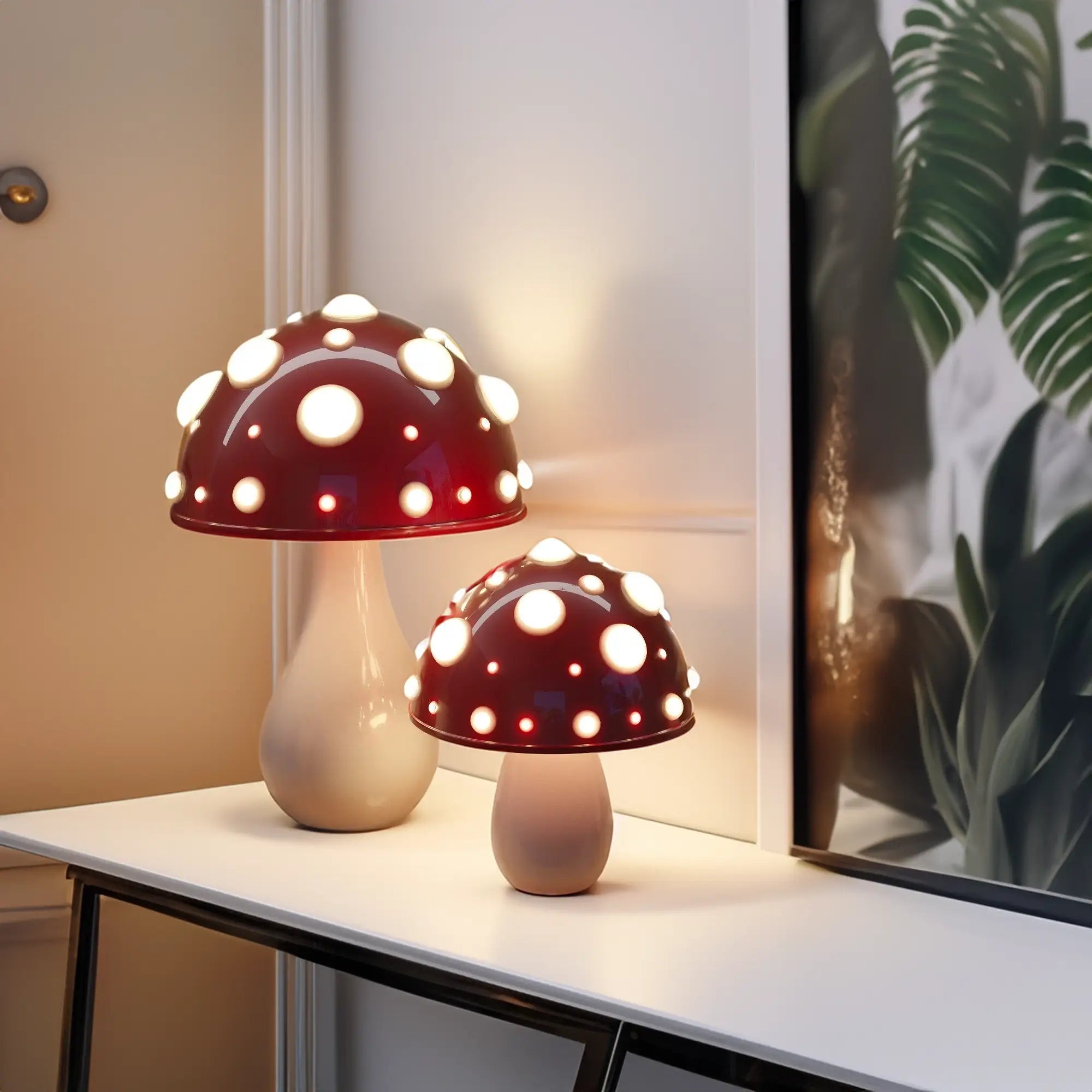 Slaapkamerlamp - GlowMush - Paddenstoel ontwerp - Rustige sfeer