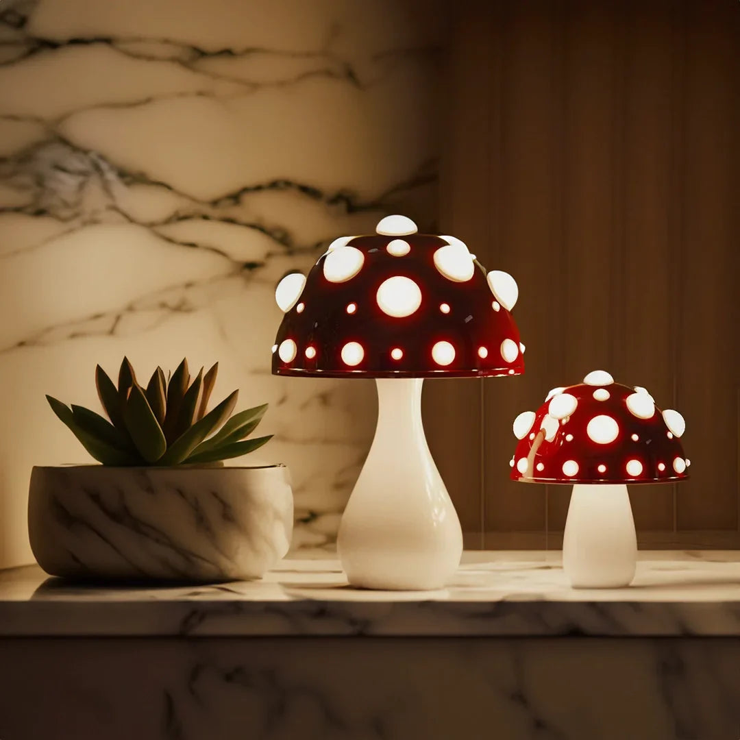 Slaapkamerlamp - GlowMush - Paddenstoel ontwerp - Rustige sfeer