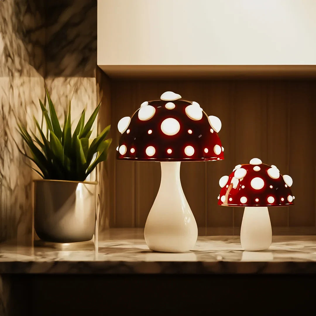 Slaapkamerlamp - GlowMush - Paddenstoel ontwerp - Rustige sfeer