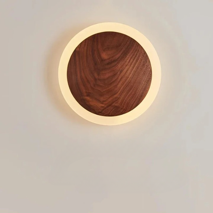 LED Wandlamp - Muurlamp - Hout & Acryl - Scandinavisch ontwerp