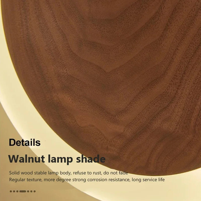 LED Wandlamp - Muurlamp - Hout & Acryl - Scandinavisch ontwerp