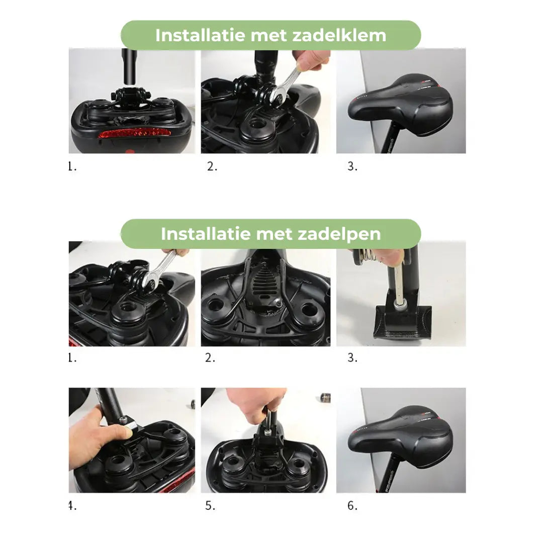 Fietszadel - RideEase - Ergonomisch Ontwerp - Gewrichtsondersteuning