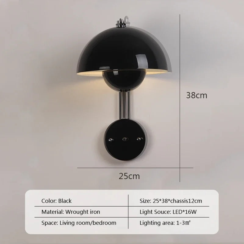 Wandlamp - ShroomLite - Paddenstoel ontwerp - Modern en minimalistisch