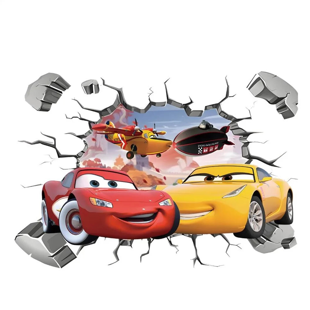 Disney Cars Muursticker | Geweldig voor in de kinderkamer!