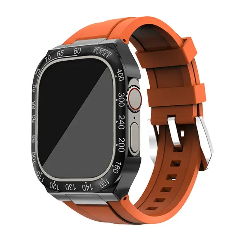 Apple Watch Hoes - SteelGuard - Roestvrij Staal - 360° Militaire Bescherming