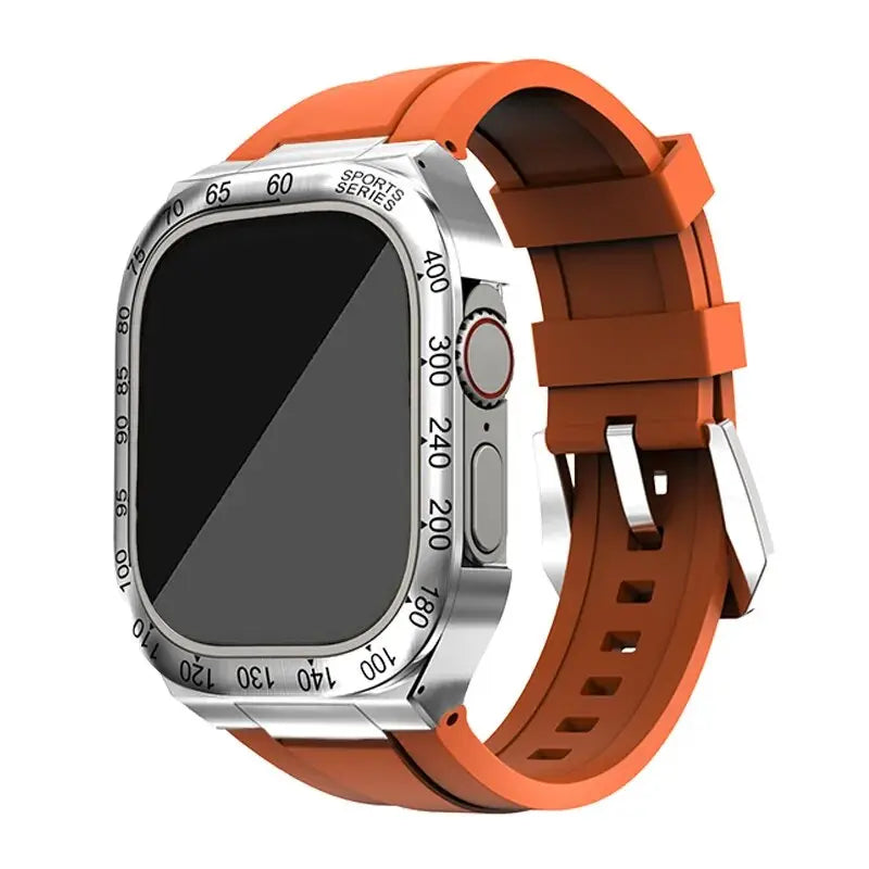 Apple Watch Hoes - SteelGuard - Roestvrij Staal - 360° Militaire Bescherming