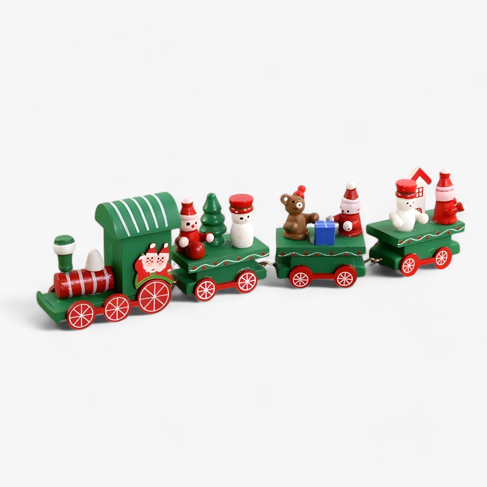 Kerstornament - TrainJoy - Houten Feestdecoratie - Perfect Cadeau voor Kinderen