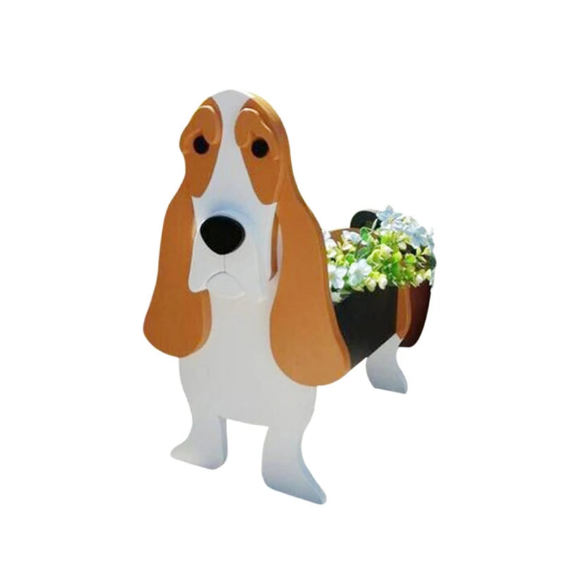 Bloempot - Pawsome - honden plantenbak - Verschillende rassen