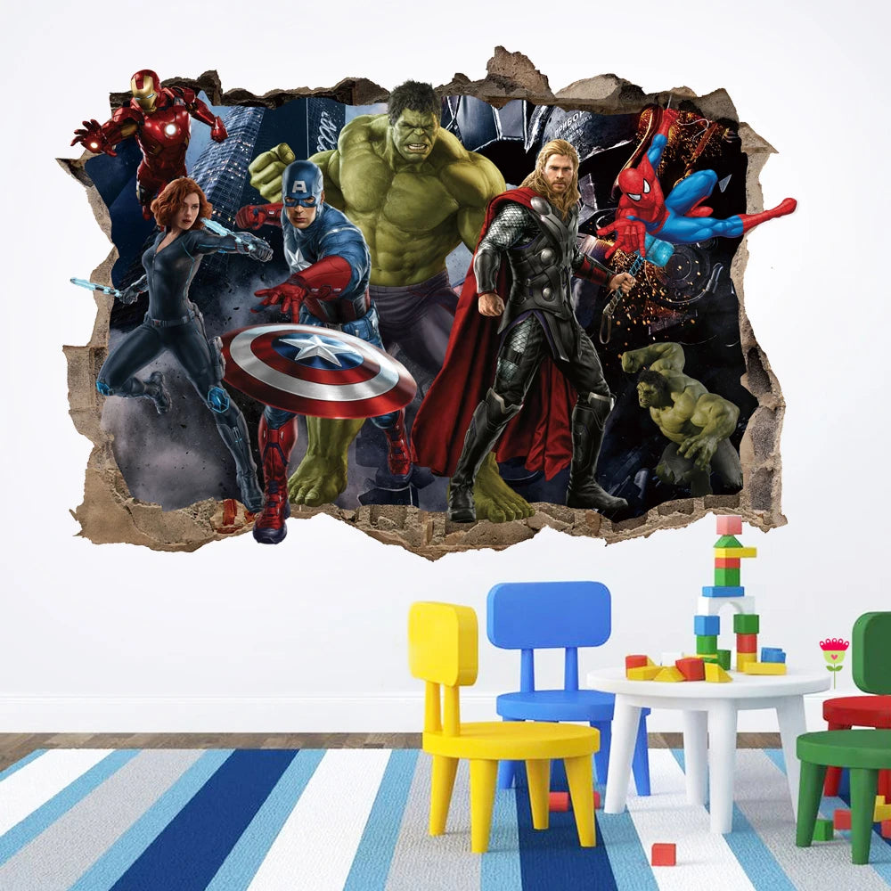 Marvel Avengers Muursticker | Maak de kinderkamer compleet!