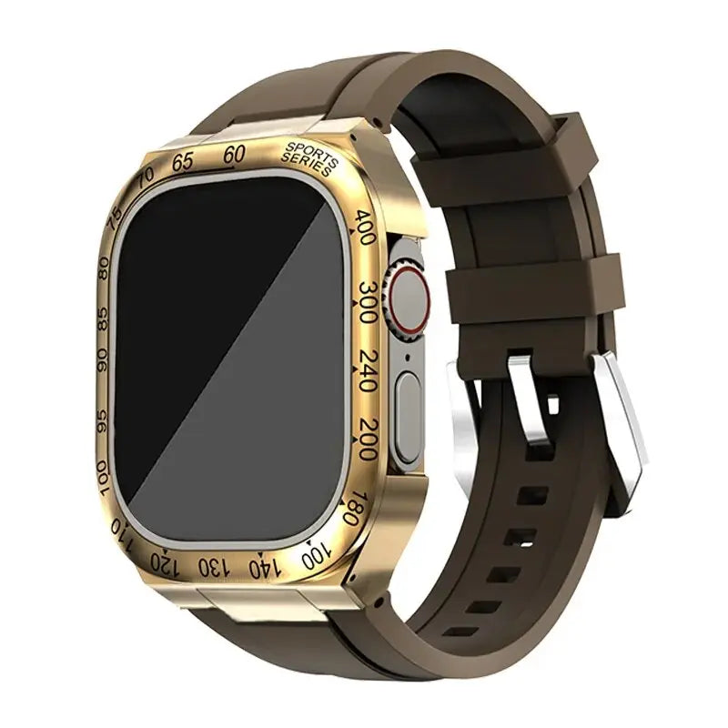 Apple Watch Hoes - SteelGuard - Roestvrij Staal - 360° Militaire Bescherming