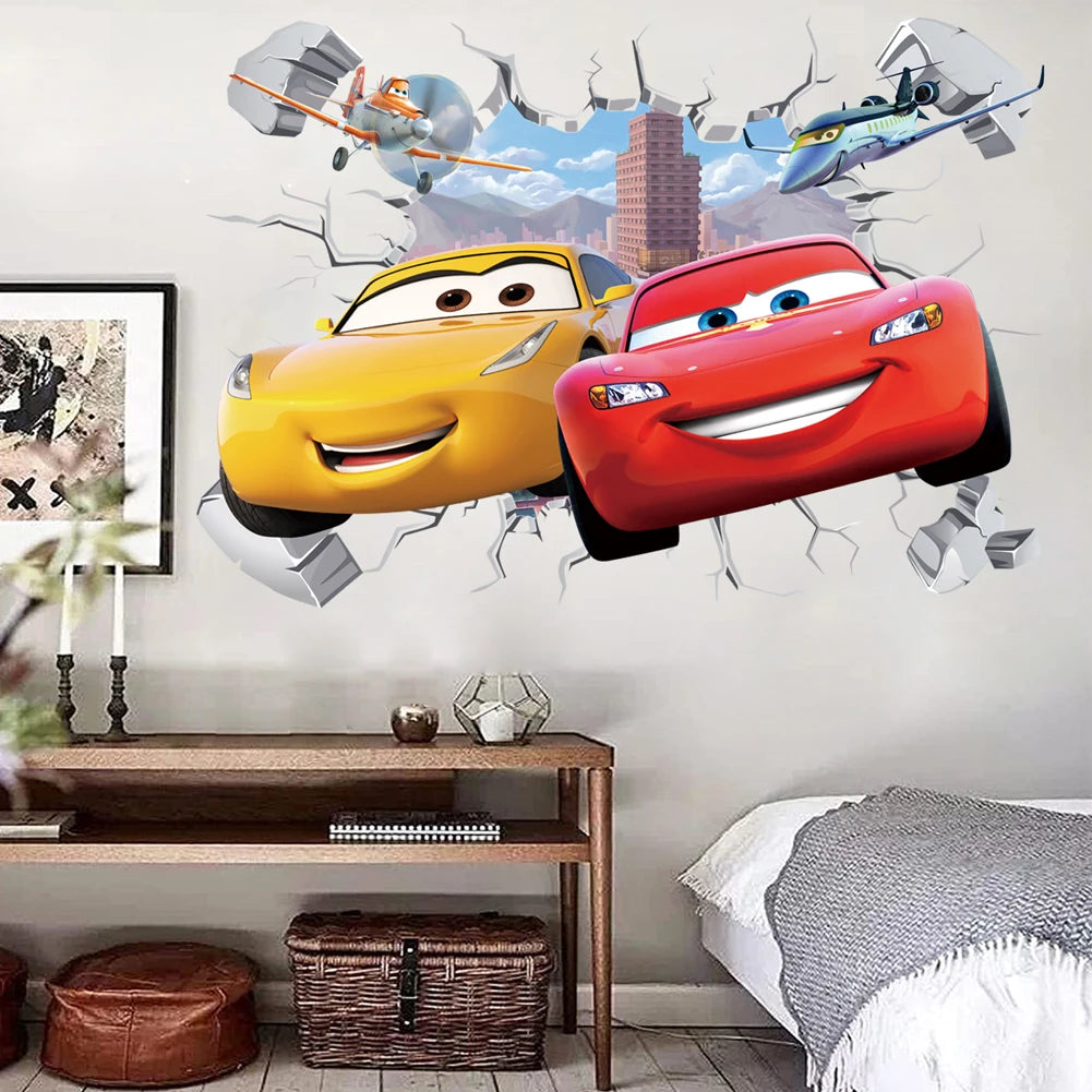 Disney Cars Muursticker | Geweldig voor in de kinderkamer!