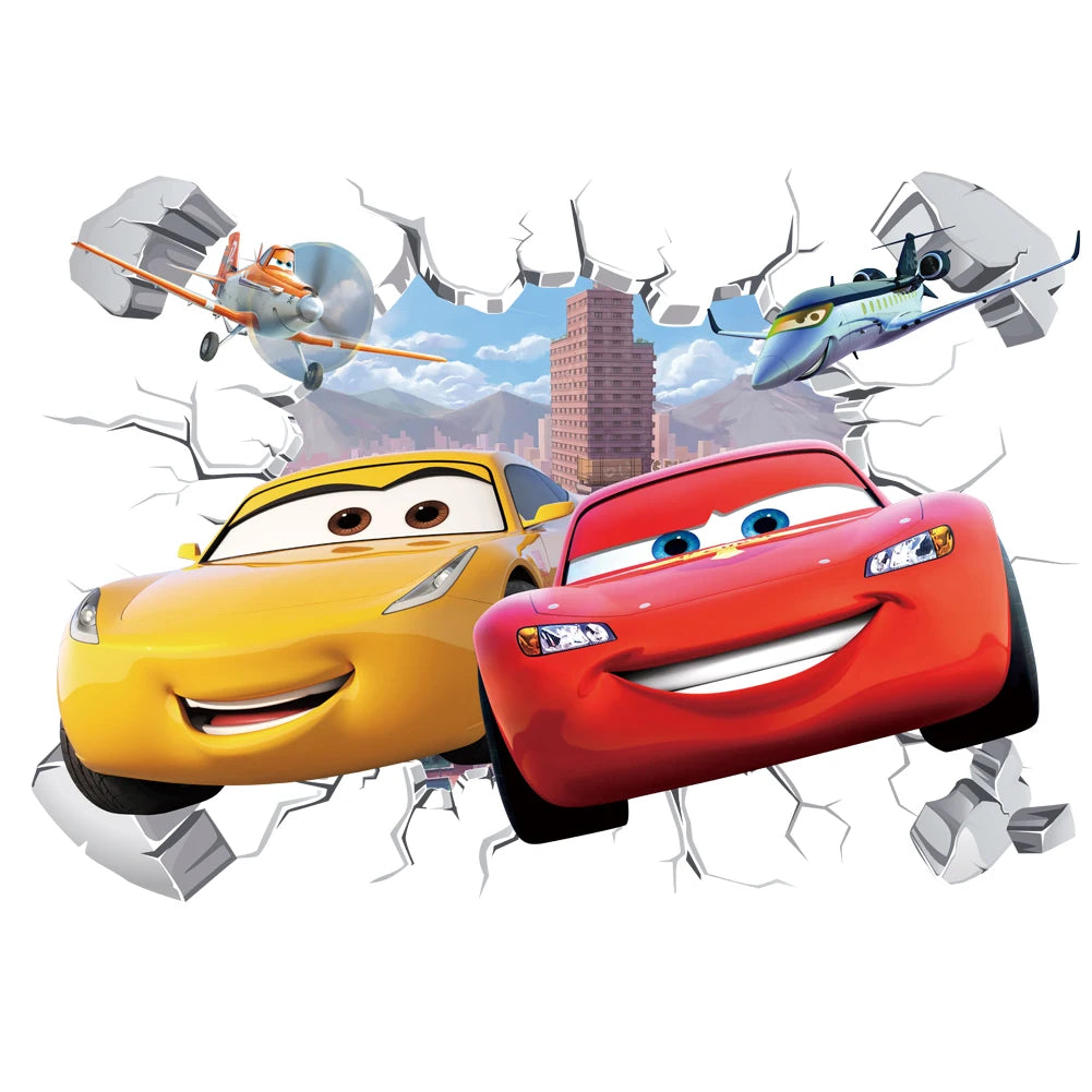 Disney Cars Muursticker | Geweldig voor in de kinderkamer!