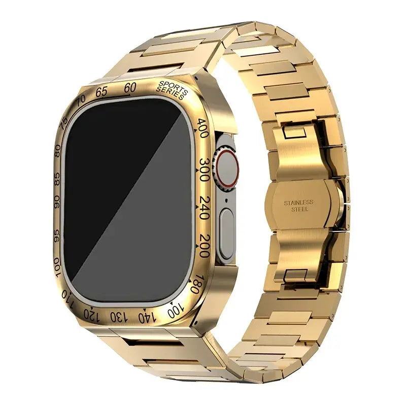 Apple Watch Hoes - SteelGuard - Roestvrij Staal - 360° Militaire Bescherming