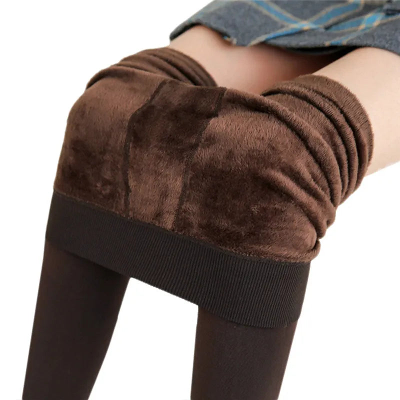 Fleece Gevoerde Winter Leggings - Dripdeal - Warmte, Stijl & Comfort