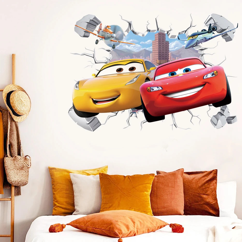 Disney Cars Muursticker | Geweldig voor in de kinderkamer!