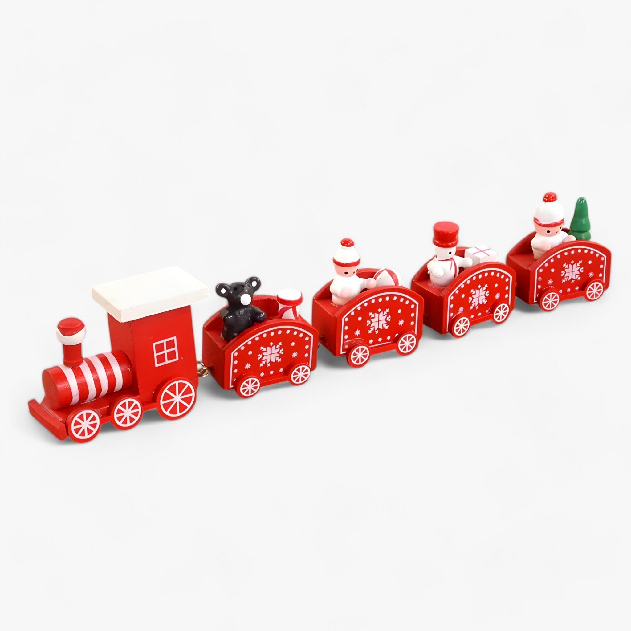 Kerstornament - TrainJoy - Houten Feestdecoratie - Perfect Cadeau voor Kinderen