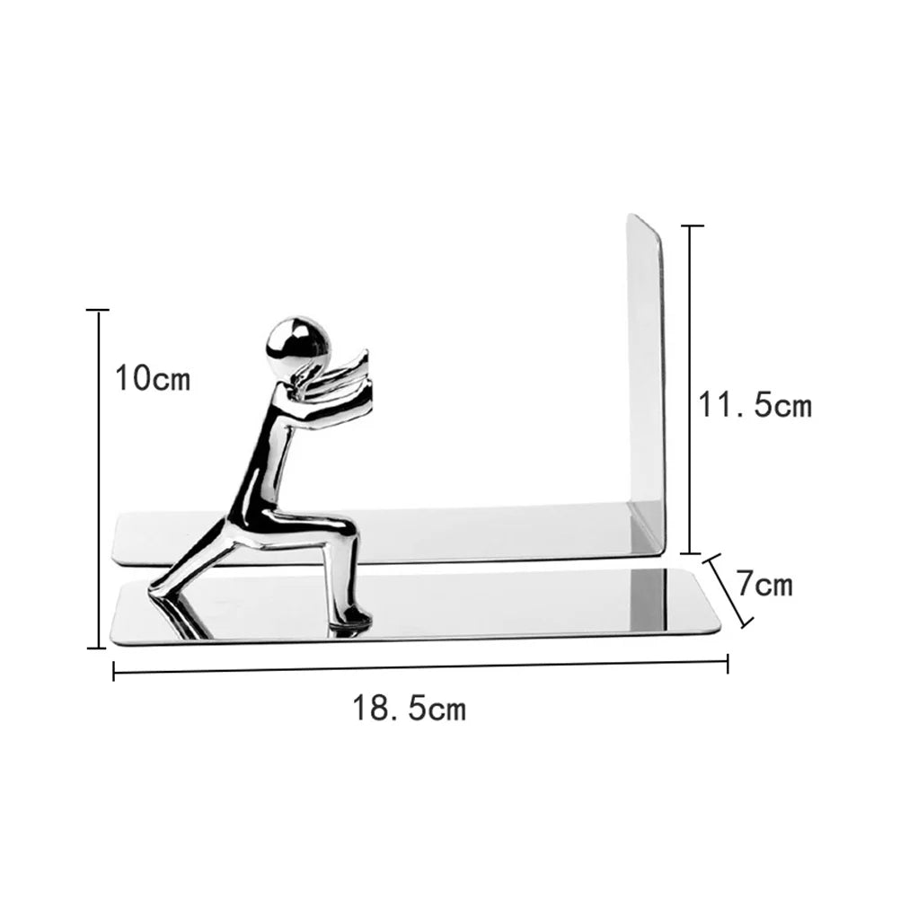 MetalMasterpiece | Stijlvolle metalen boekenstopper