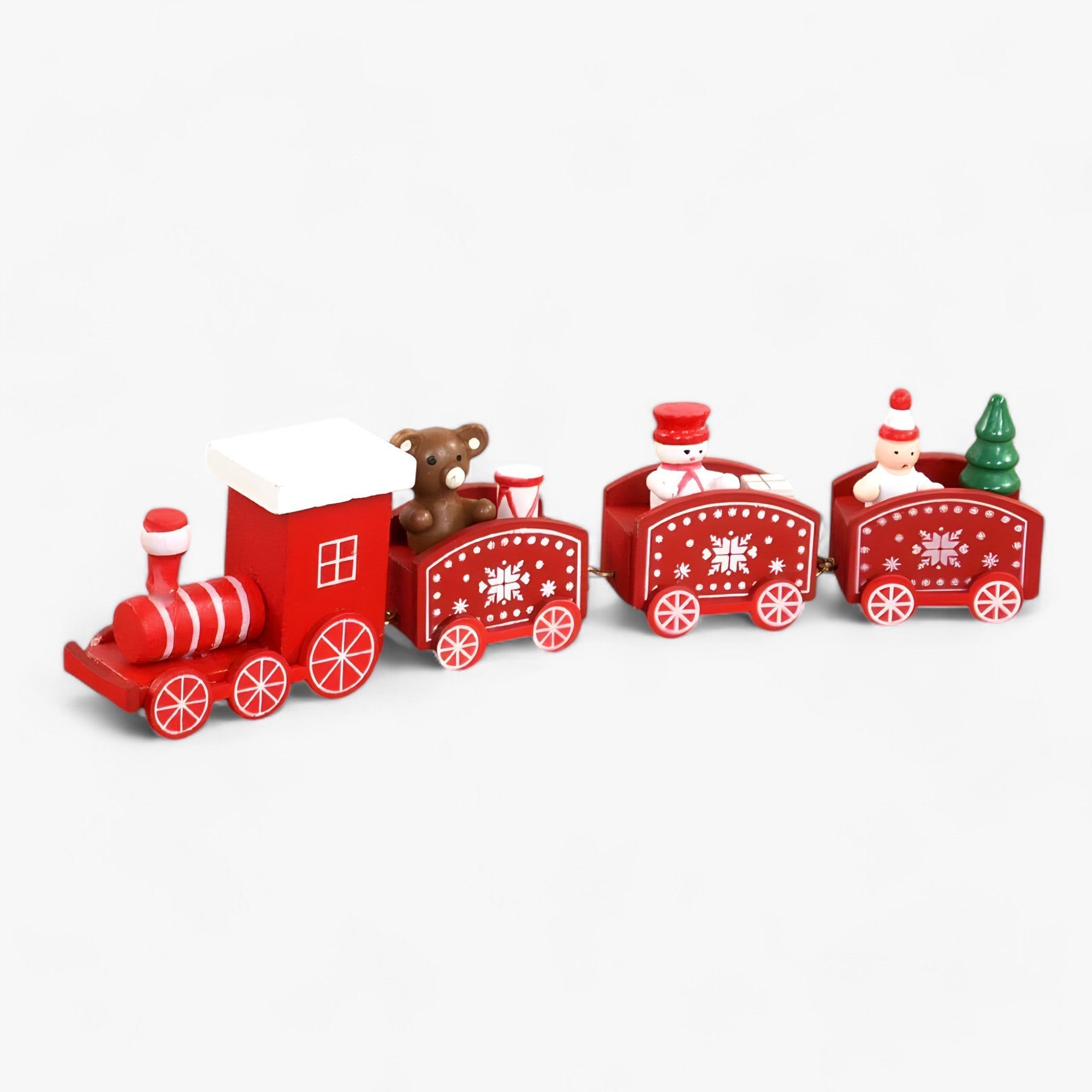 Kerstornament - TrainJoy - Houten Feestdecoratie - Perfect Cadeau voor Kinderen