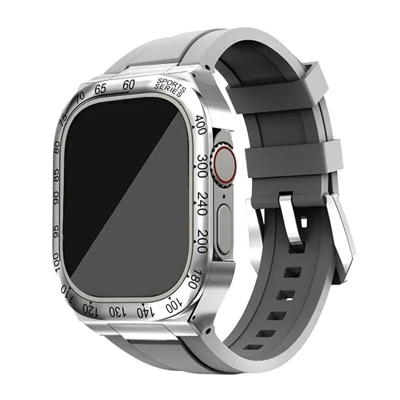 Apple Watch Hoes - SteelGuard - Roestvrij Staal - 360° Militaire Bescherming