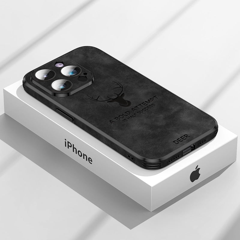 iPhone Hoes - LuxeHide - Cameralensbeschermer - Schokbestendig & Stijlvol