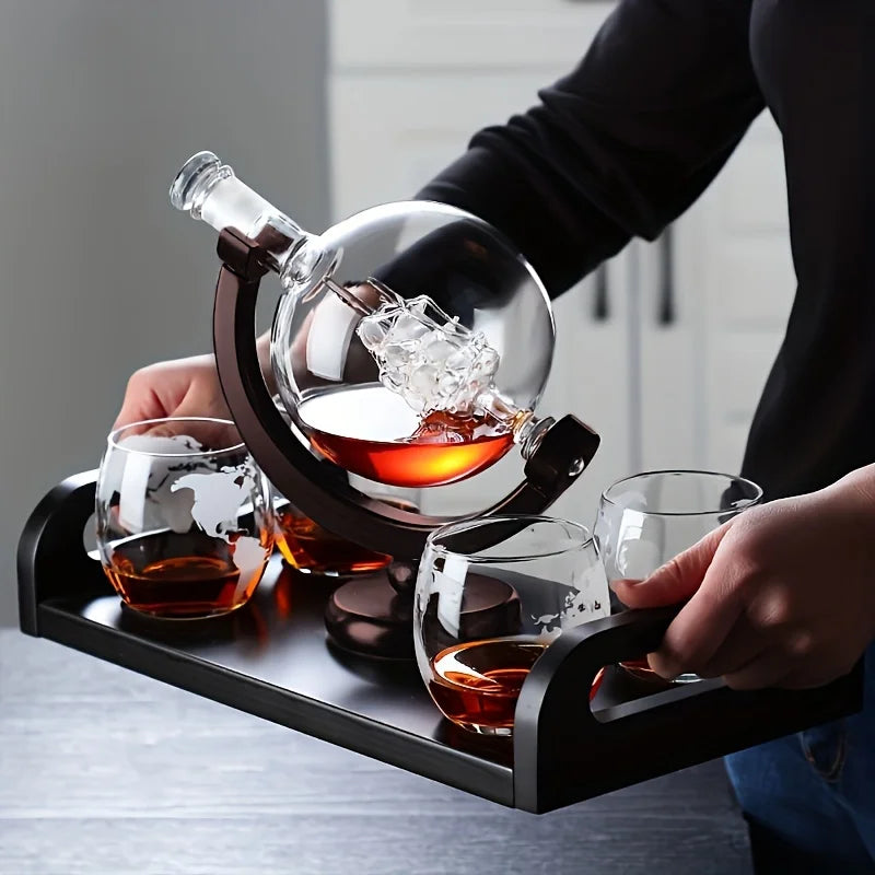 Decanter Set - Whiskey set - Loodvrije Karaf - Sterke dranken set