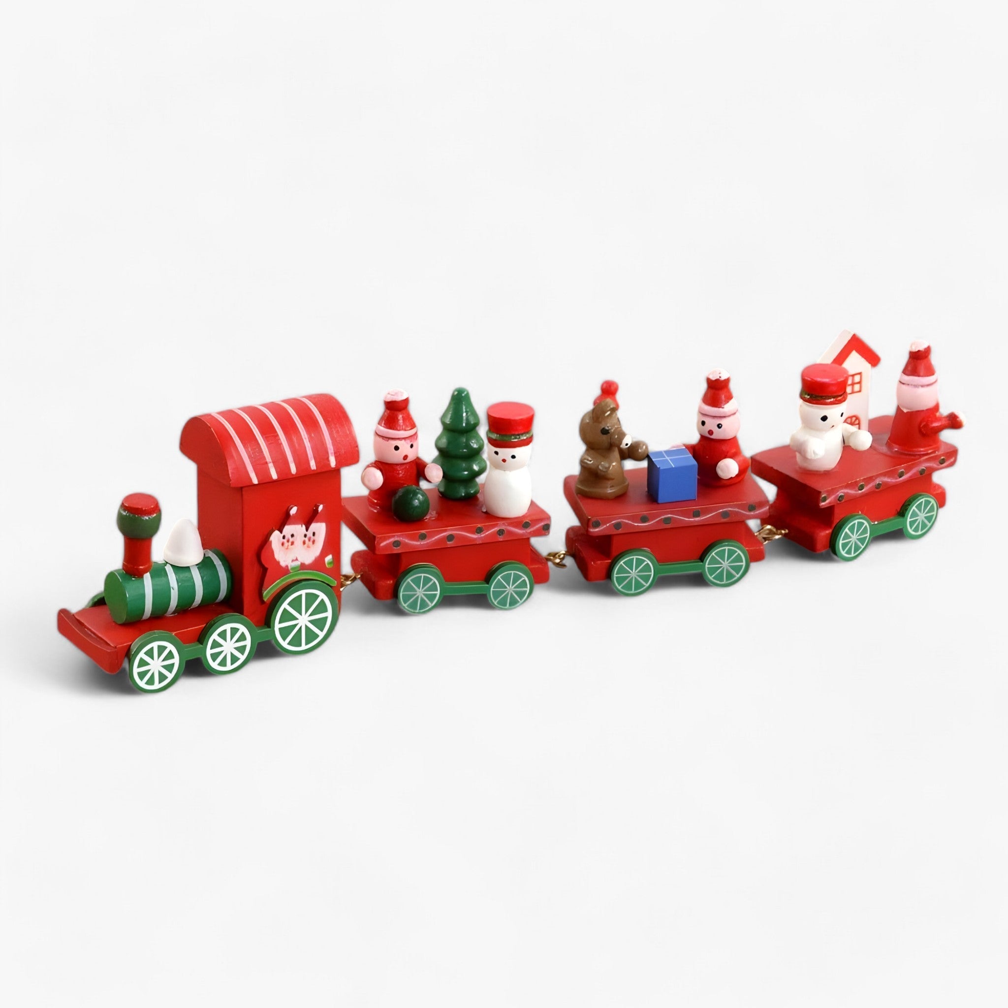 Kerstornament - TrainJoy - Houten Feestdecoratie - Perfect Cadeau voor Kinderen