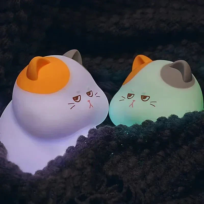 Nachtlamp - CozyCat - Schattig Ontwerp & RGB Verlichting - Warme & Speelse Sfeer