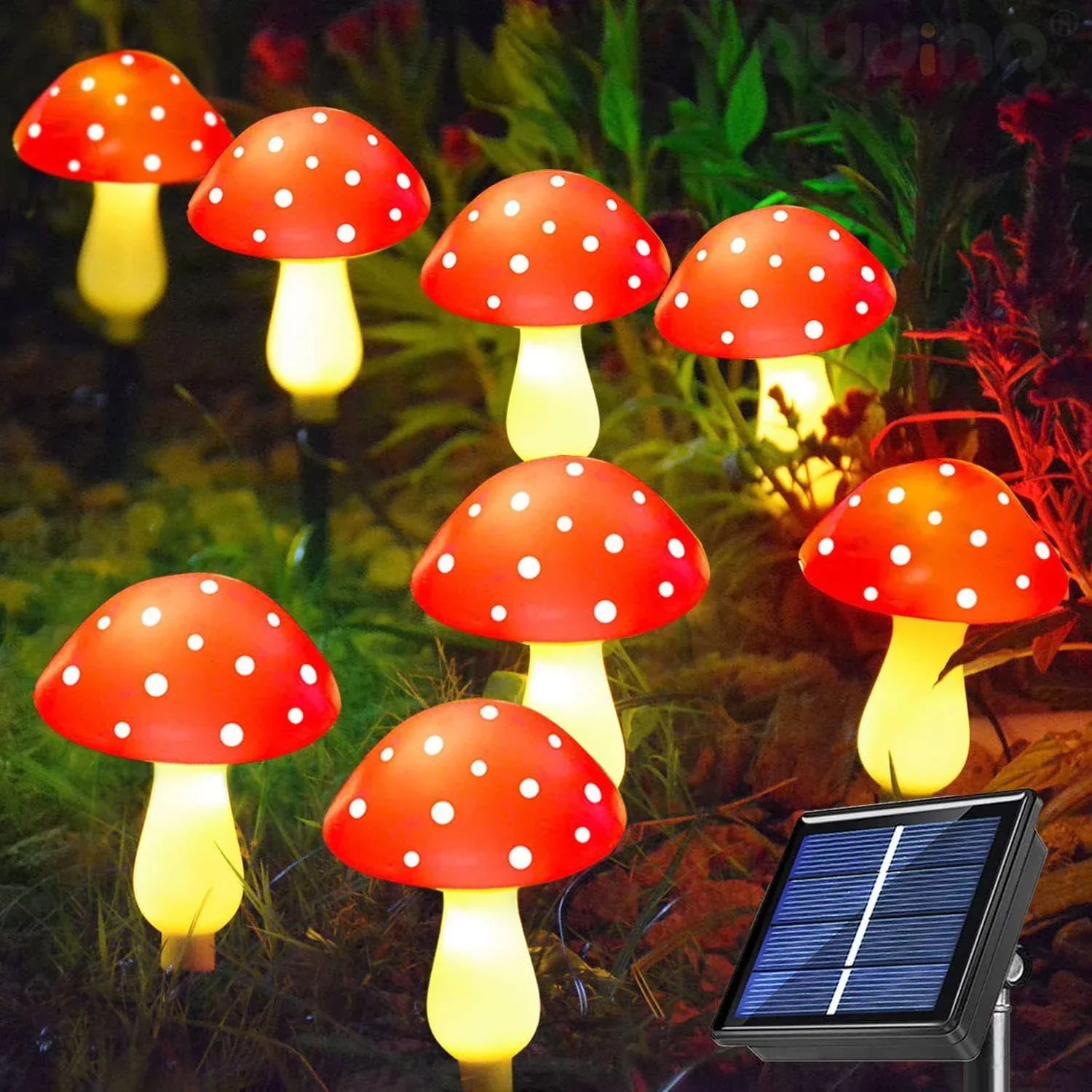 Solar Paddenstoel Lamp - Mushy - Waterdicht - Tuin Decor