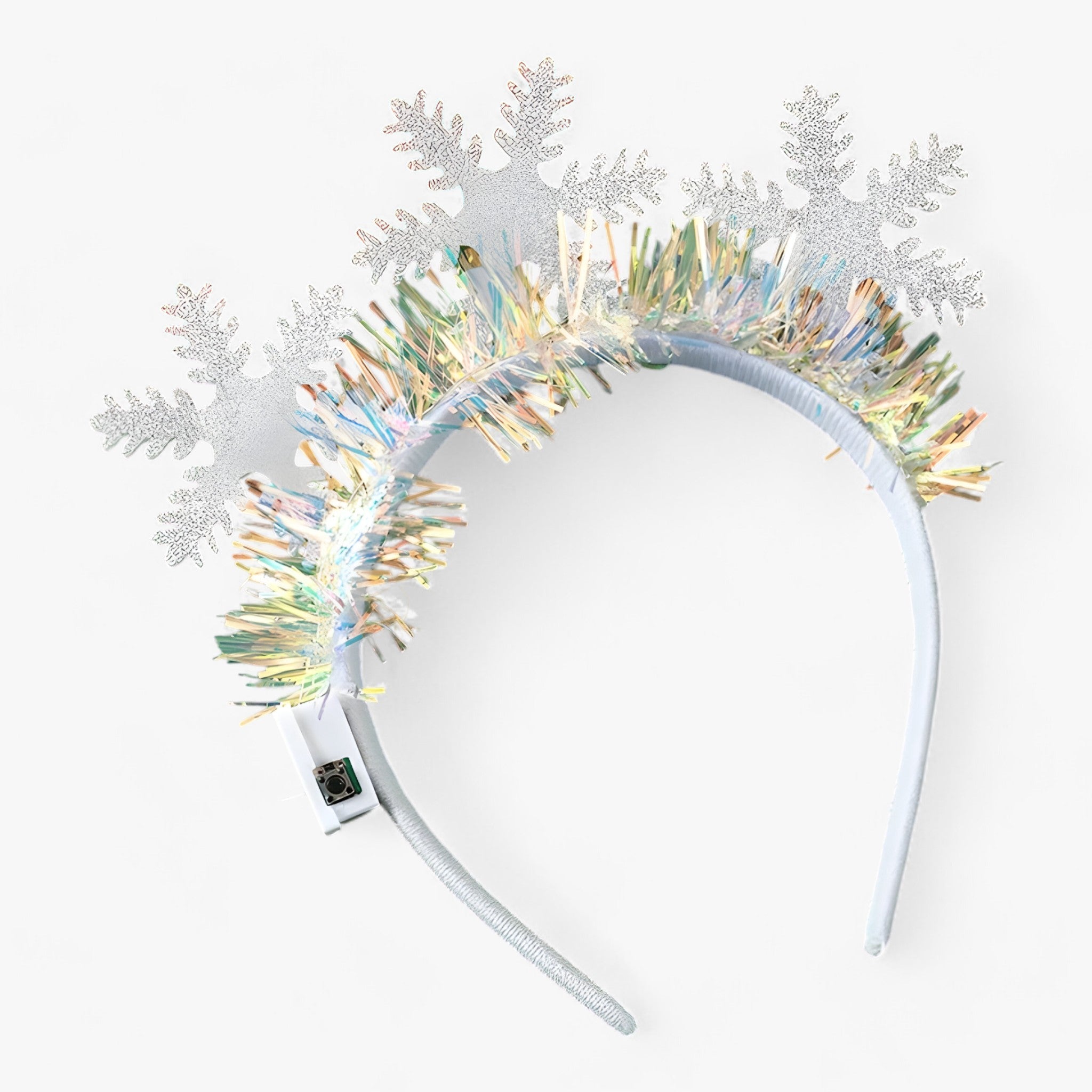 Kersttiara - SnowflakeGlow - LED Verlichte Haarband - Feestelijke Glans voor Meisjes & Vrouwen