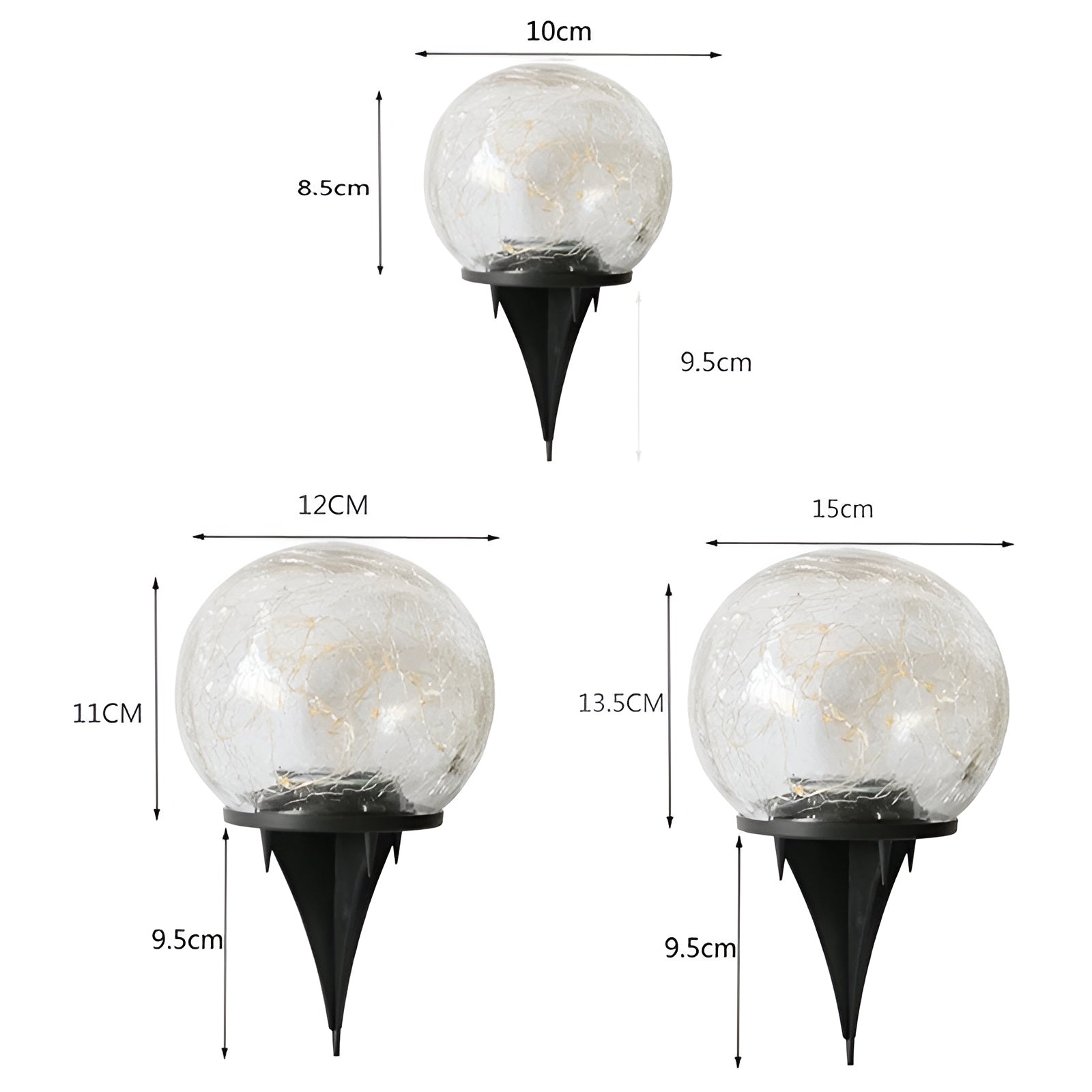 Solarbal - tuinlamp - GardenGlimmer - Waterdicht Zonne-energie