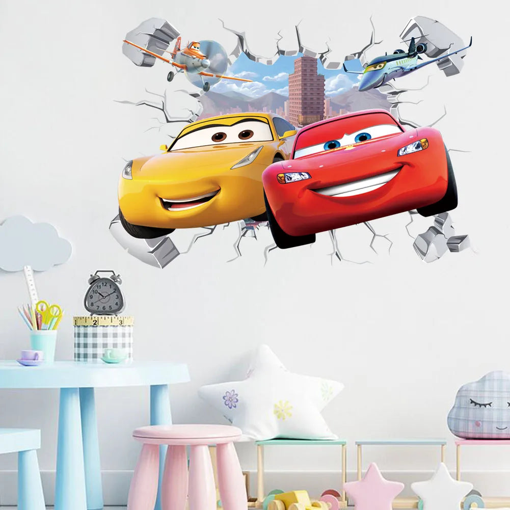 Disney Cars Muursticker | Geweldig voor in de kinderkamer!