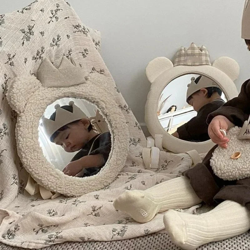 Beren Spiegel - BearMirror - Kinder Ontwerp - Leuk voor babykamer - 26cm