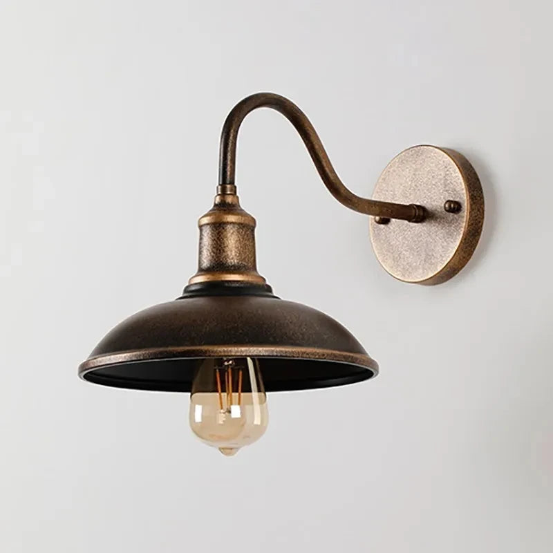 Vintage Industriële Ijzeren wandlamp | Perfect voor de industriële inrichtingen