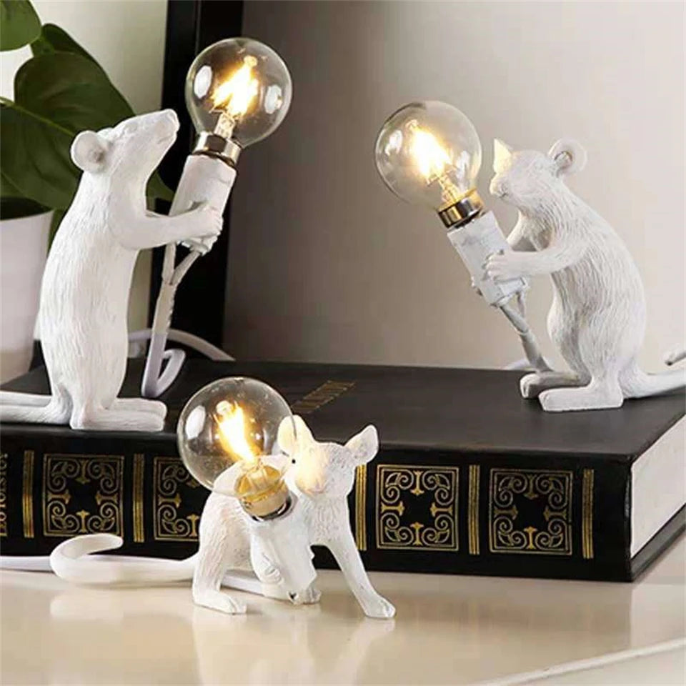 LED Tafellampen - Modern Hars Dierenontwerp - Muizen - Nachtlampjes - Home Decor - Bureaulamp