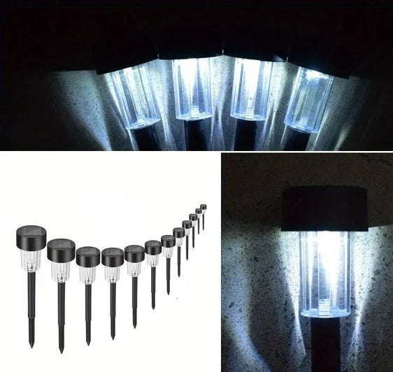 Zonne-energie Tuinlampen - Solarya - Waterdicht - 12 stuks