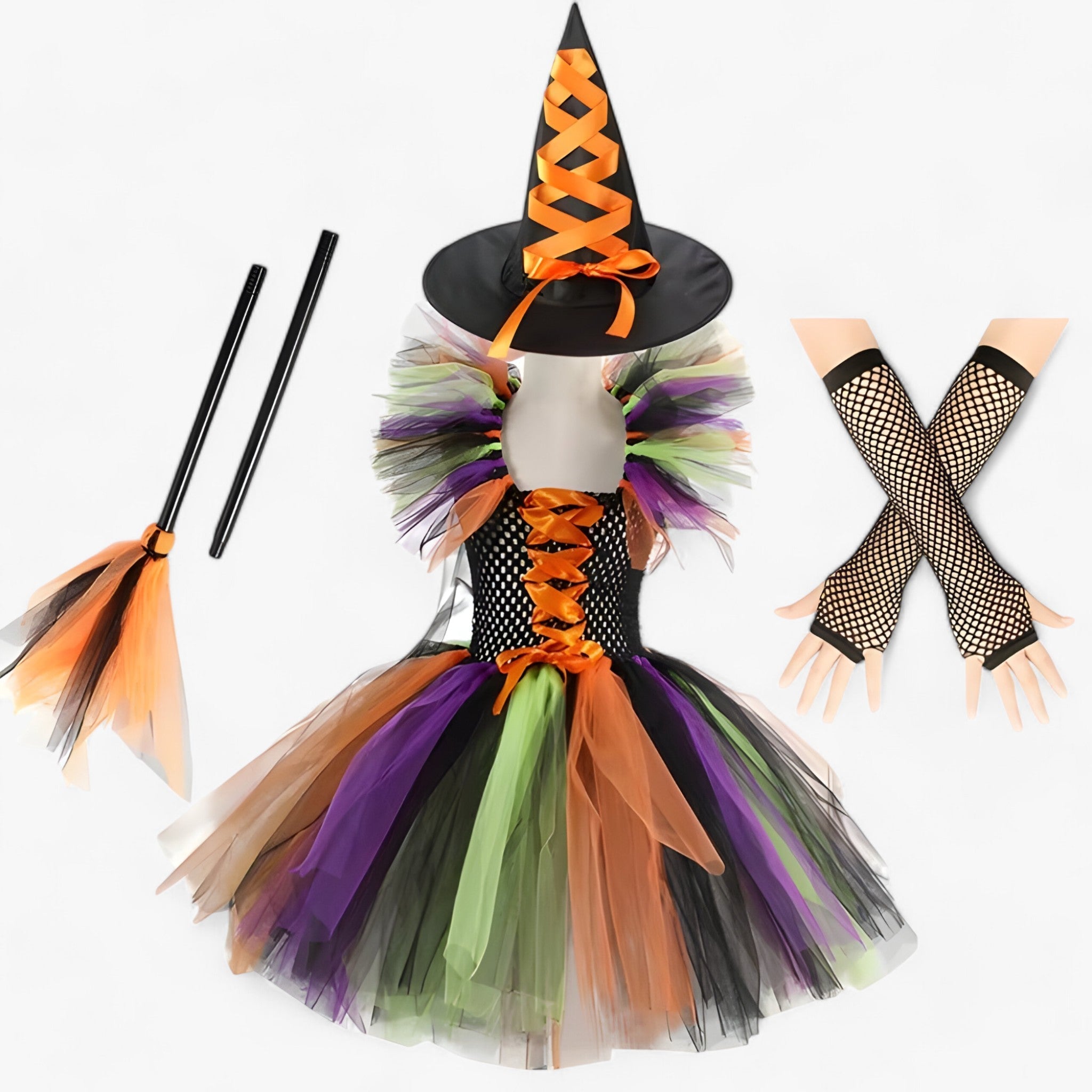 Heksenjurk - SpookyWear - Halloween Kostuum - Carnaval Outfit